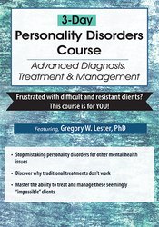 180 - 3-Day Personality Disorders Course -Advanced Diagnosis