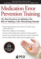 66 - Vanzant -Medication Error Prevention Training -30+ Best Practices to Minimize the Risk of Making a Life-Threatening Mistake - Rachel Cartwright Available